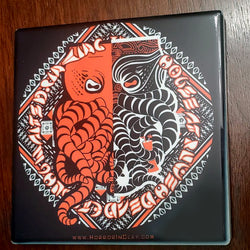 Horror In Clay 4x4 cork-backed ceramic coasters