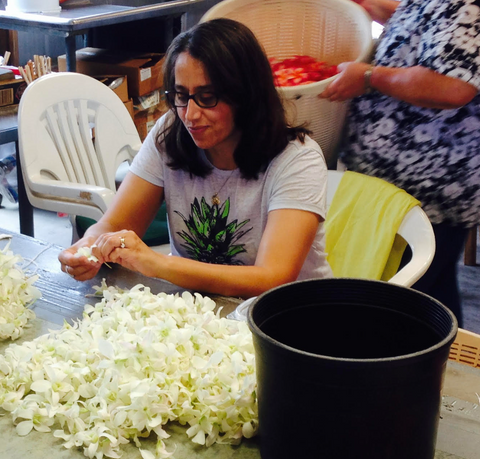 Inuhele2023 TipsyCrafting Class - Making an Orchid Lei with Sew Cute And Quirky
