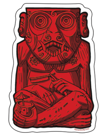 Rue Morgue Dreadful Ape diecut sticker